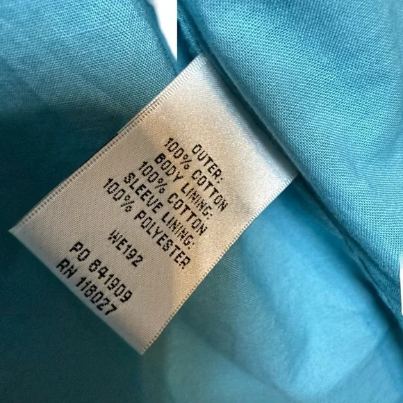 Boden Pink Textured Cotton Button-Up Coat Size L - Picture 6 of 7